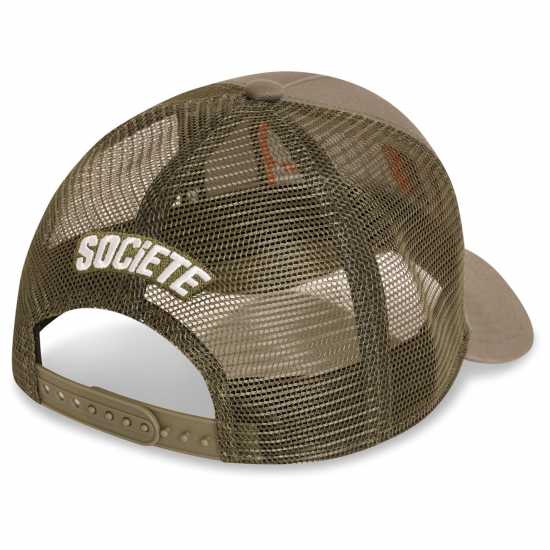 Societe Noir Men's Ombre Mesh Trucker Cap Оранжево/Хаки Societe Noir Men's Ombre Mesh Trucker Cap Оранжево/Хаки
