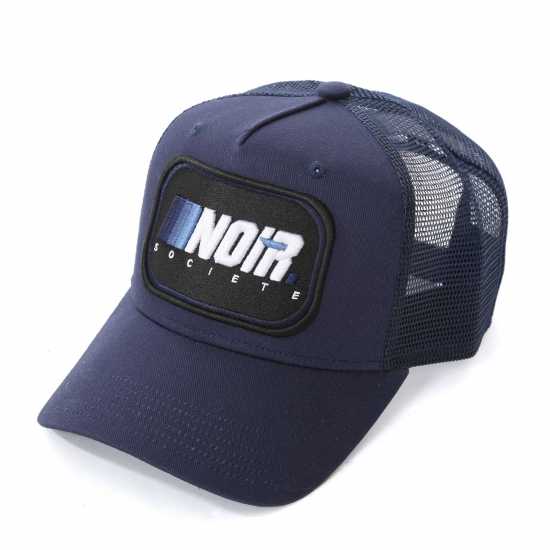 Societe Noir Men's Ombre Mesh Trucker Cap Морско синьо/Черно Societe Noir Men's Ombre Mesh Trucker Cap Морско синьо/Черно