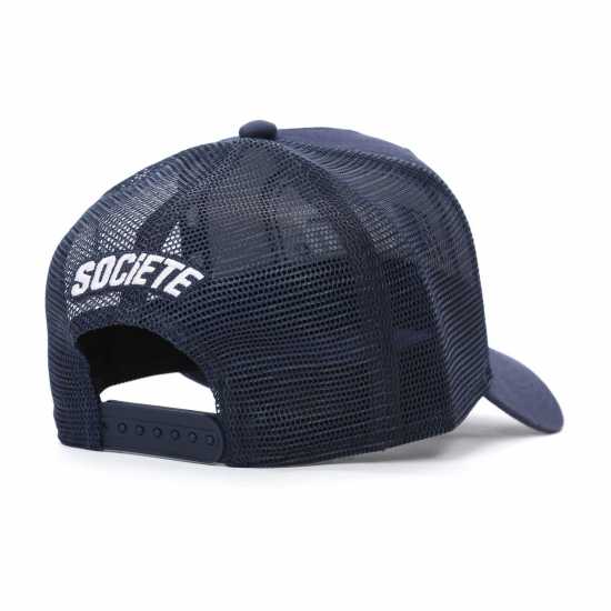 Societe Noir Men's Ombre Mesh Trucker Cap Морско синьо/Черно Societe Noir Men's Ombre Mesh Trucker Cap Морско синьо/Черно