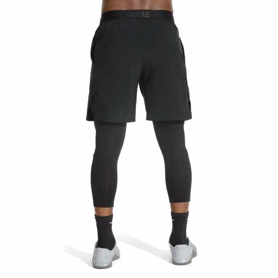 Nike Everyday Plus Cushioned Training Crew Socks (6 Pairs) Black/White Мъжки чорапи