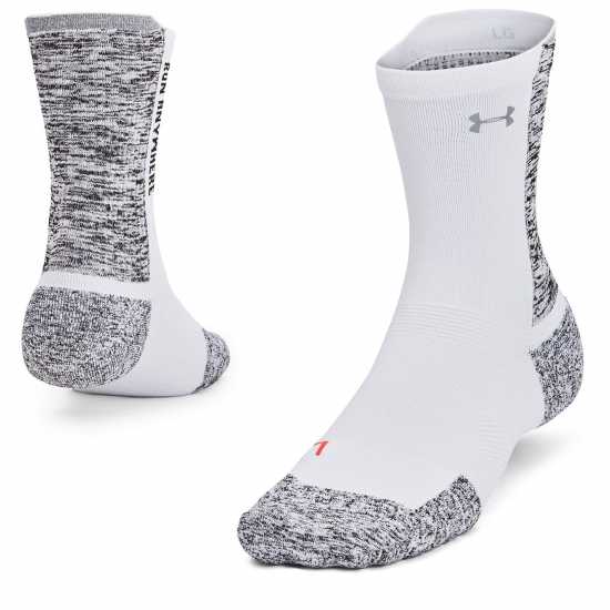 Мъжки чорапи Under Armour Ad Run Cushion 1Pk Mid Under Armour Ad Run Cushion 1Pk Mid Мъжки чорапи