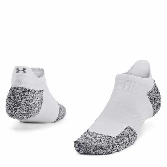 Under Armour Ad Run Cushion 1Pk Ns Tab White Мъжки чорапи