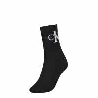 Calvin Klein Mono Logo Crew Socks Черно Calvin Klein Mono Logo Crew Socks Черно