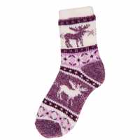 Nevica Cabin Socks Womens Nordic Purple Дамски чорапи
