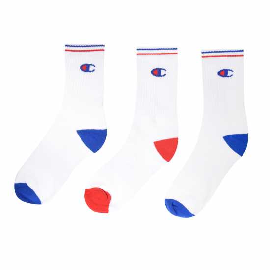 3 Pack Logo Crew Socks  