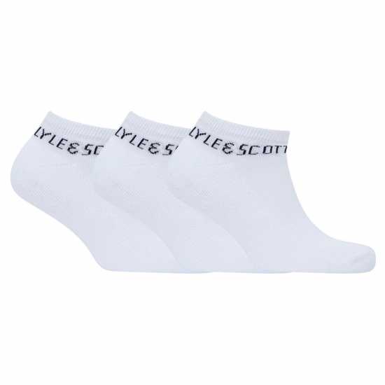 Lyle And Scott 3 Pack Of Ankle Socks  