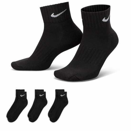 Nike Cushioned Ankle Socks (3 Pairs) Nike Cushioned Ankle Socks (3 Pairs)
