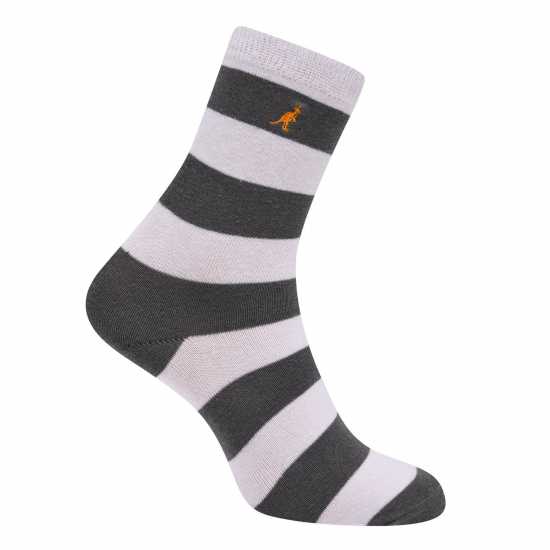 Kangol 7 Чифта Официални Детски Чорапи Formal Sock 7 Pack Junior Boys Multi Colr Strp Детски чорапи