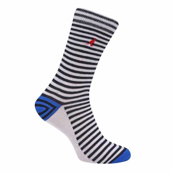 Kangol Formal Socks 7 Pack Ladies Navy Pattern Дамски чорапи
