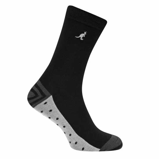 Kangol Formal Socks 7 Pack Ladies Black PATTERN Дамски чорапи