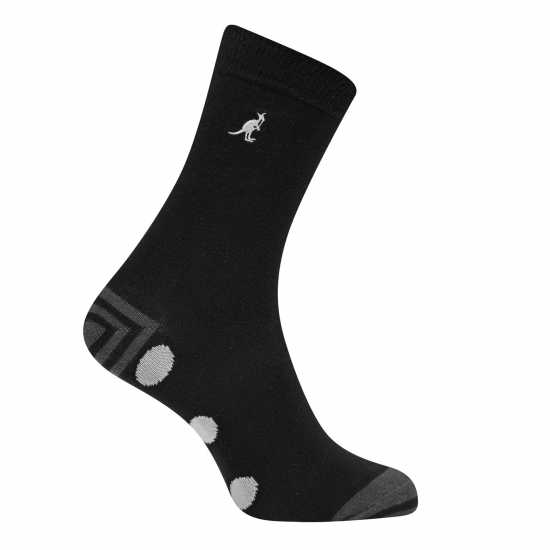 Kangol Formal Socks 7 Pack Ladies Black PATTERN Дамски чорапи