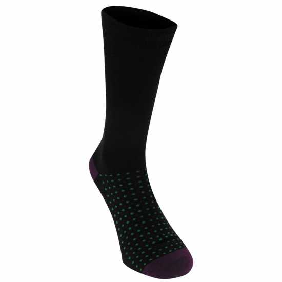 Kangol 3Бр. Опаковка Мъжки Чорапи Formal Socks 3 Pack Mens Dots 