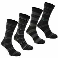 Giorgio Мъжки Чорапи На Райе 4Бр. 4 Pack Striped Socks Mens  Мъжки чорапи