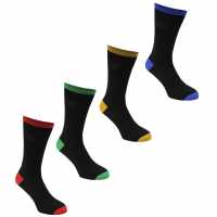 Giorgio 4 Pack Hltoe Socks Mens