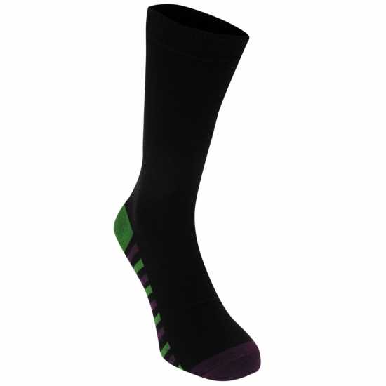 Kangol Мъжки Официални Чорапи 7Бр. В Опаковка Formal 7 Pack Socks Mens Colour Str Sole Мъжки чорапи