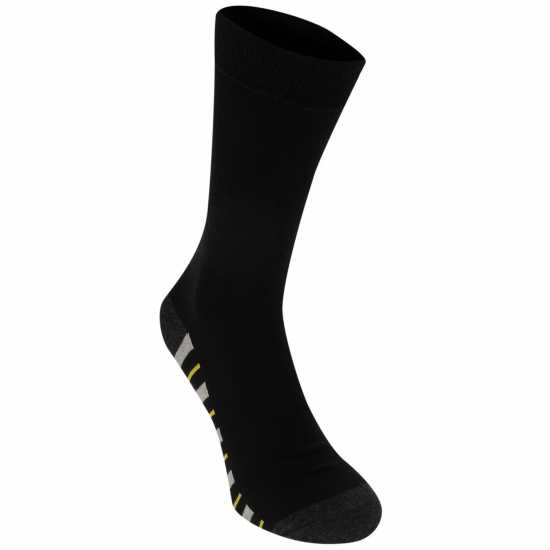 Kangol Мъжки Официални Чорапи 7Бр. В Опаковка Formal 7 Pack Socks Mens Grey Stri Sole Мъжки чорапи