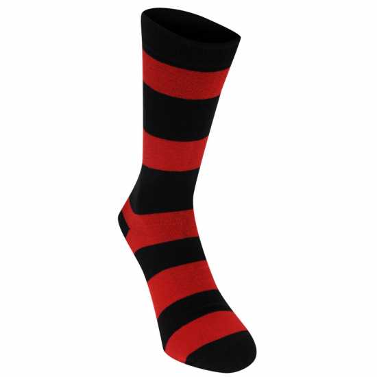 Kangol Мъжки Официални Чорапи 7Бр. В Опаковка Formal 7 Pack Socks Mens Bold Stripe Мъжки чорапи