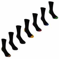 Kangol Formal Socks 7 Pack Heel Toe Мъжки чорапи