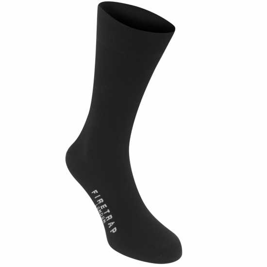 Мъжки чорапи Firetrap 3 Чифта Официални Чорапи 3 Pack Formal Socks Mens Черно Firetrap 3 Чифта Официални Чорапи 3 Pack Formal Socks Mens Черно Мъжки чорапи