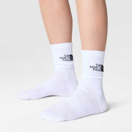 The North Face Multi-Sport Cushion Crew Socks 3-Pack Бял FN4 Мъжки чорапи