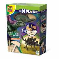 Ses Creative Explore Stegosaurus Dino And Skeleton  Подаръци и играчки