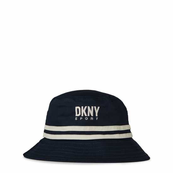 Dkny Рибарска Шапка Logo Bucket Hat Ниви-Стоун Шапки с козирка