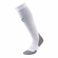 Puma Team Liga Socks Core White Green Мъжки чорапи