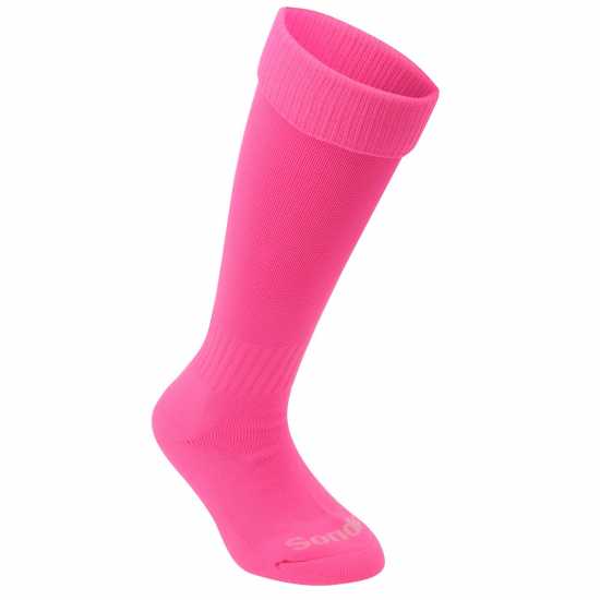 Sondico Футболни Чорапи Football Socks Childrens Флуо Розово Детски чорапи