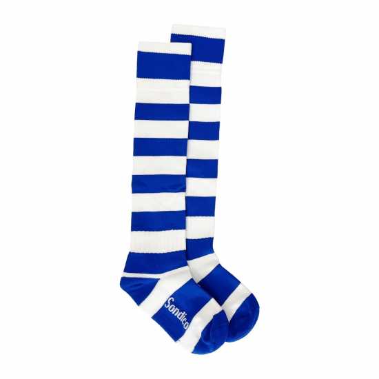 Sondico Футболни Чорапи Football Socks Childrens Blue/White Детски чорапи