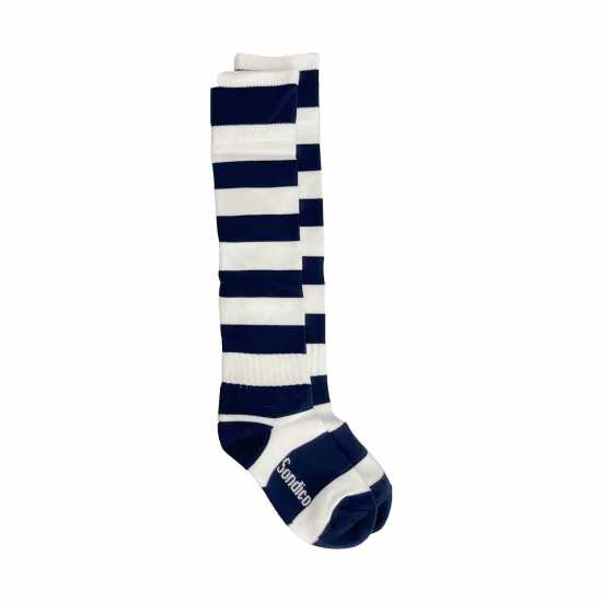Sondico Футболни Чорапи Football Socks Childrens Navy/White Детски чорапи
