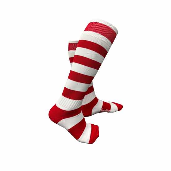 Sondico Футболни Чорапи Football Socks Childrens Red/White Детски чорапи
