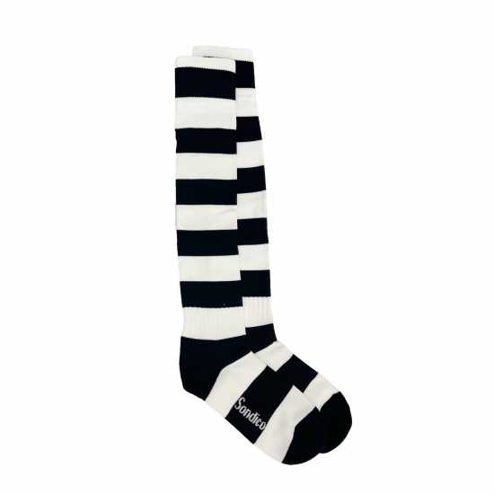 Sondico Футболни Чорапи Football Socks Junior Black/White Детски чорапи