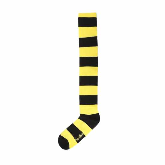 Sondico Футболни Чорапи Football Socks Junior Черно/Жълто Детски чорапи
