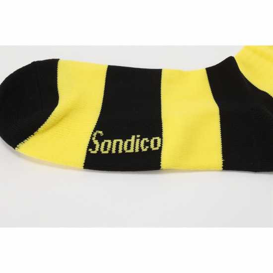 Мъжки чорапи Sondico Футболни Чорапи Football Socks Mens Черно/Жълто Sondico Футболни Чорапи Football Socks Mens Черно/Жълто Мъжки чорапи