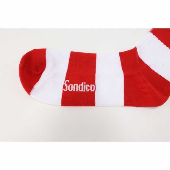 Мъжки чорапи Sondico Футболни Чорапи Football Socks Mens Червено/Бяло Sondico Футболни Чорапи Football Socks Mens Червено/Бяло Мъжки чорапи