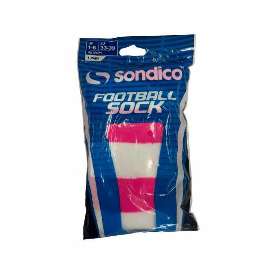Sondico Футболни Чорапи Football Socks Mens Pink/White Мъжки чорапи