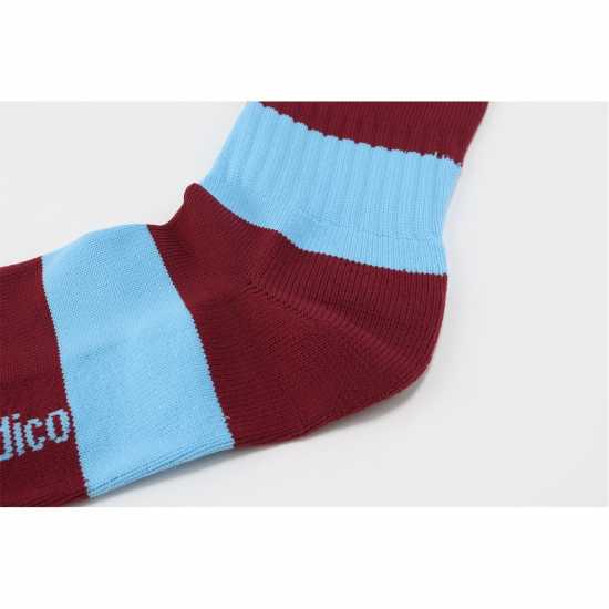 Sondico Футболни Чорапи Football Socks Mens Бордово/Небесно Мъжки чорапи