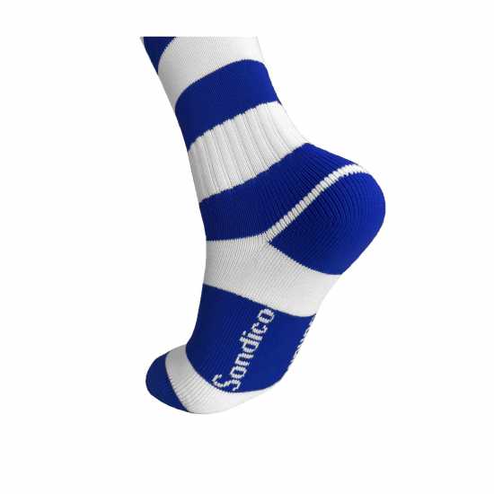 Sondico Футболни Чорапи Football Socks Plus Size Blue/White Мъжки чорапи