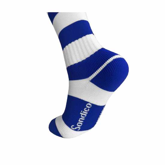 Sondico Футболни Чорапи Football Socks Plus Size Синьо/Бяло Мъжки чорапи