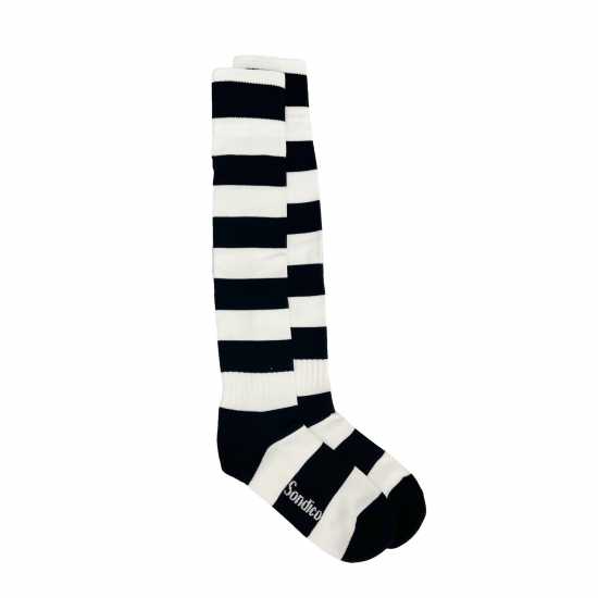 Sondico Футболни Чорапи Football Socks Plus Size Черно/Бяло Мъжки чорапи