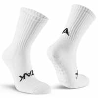 Atak Sports Grip Mid Leg Socks Senior White 