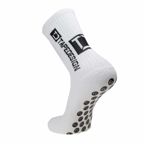 Tapedesign Classic Grip Socks White Мъжки чорапи