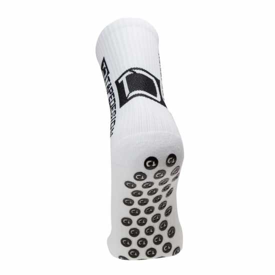 Classic Grip Socks Juniors White 