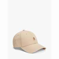 Tommy Hilfiger Women's Structured 6-Panel Adjustable Baseball Cap Глинен камък Tommy Hilfiger Women's Structured 6-Panel Adjustable Baseball Cap Глинен камък