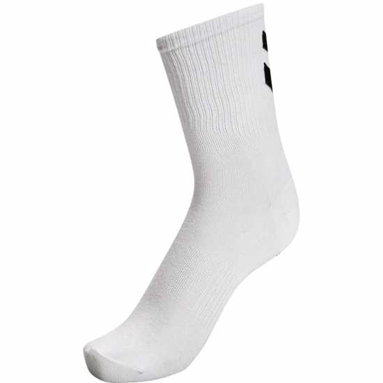 Hummel Chv 6Pk Crw Sck 09 White Мъжки чорапи