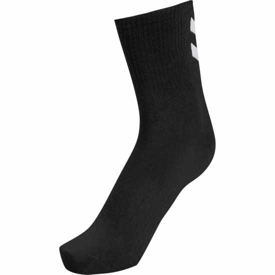 Hummel Chv 6Pk Crw Sck 09 Black Мъжки чорапи