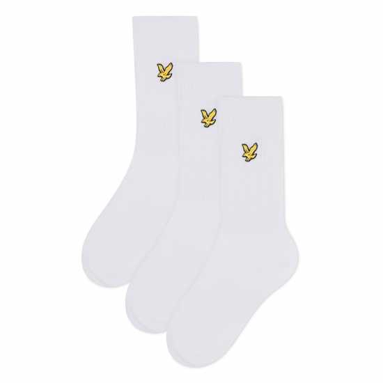 Lyle And Scott 3-Pack Crew Socks Ярко бяло 