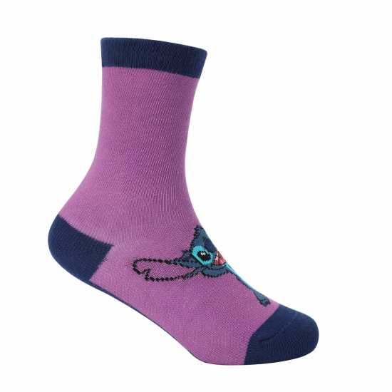 Character Character Crew Sock 5Pk Infant Стич Детски чорапи