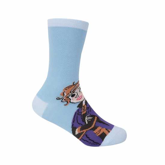 Character Character Crew Sock 5Pk Infant Замръзнало Детски чорапи