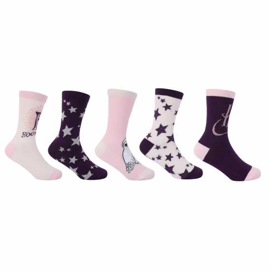 Детски чорапи Character Character Crew Sock 5Pk Infant Хогуортс Character Character Crew Sock 5Pk Infant Хогуортс Детски чорапи